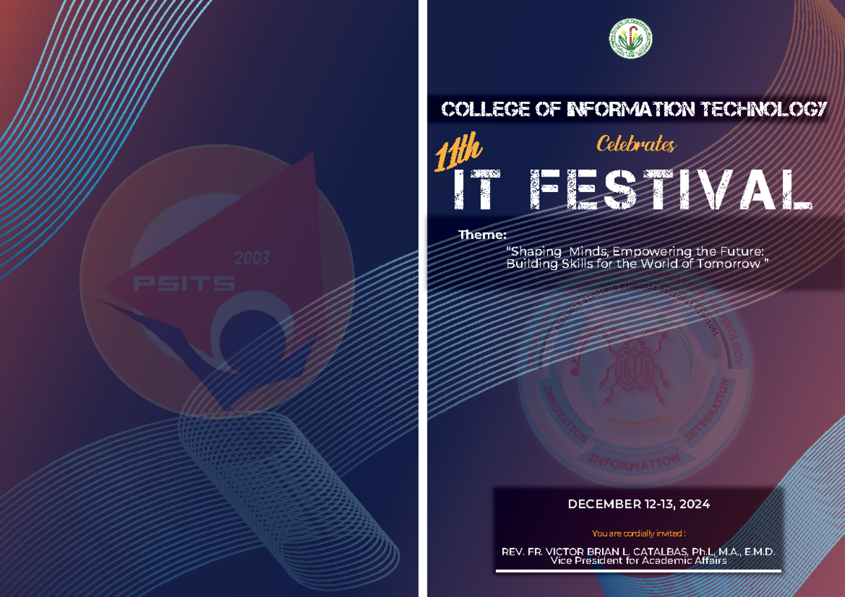 IT-FEST- Program - Final Celebration of Innovation & Skills - Studocu