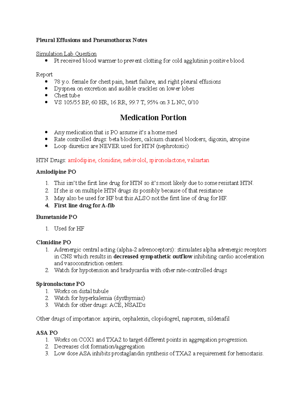 CDM Notes: Pleural Effusions & Pneumothorax Overview and Care Plan ...