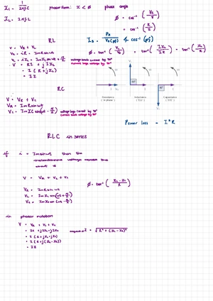 Transformer Formulas - EEE2041F Formula Sheet for Efficiency & Power ...