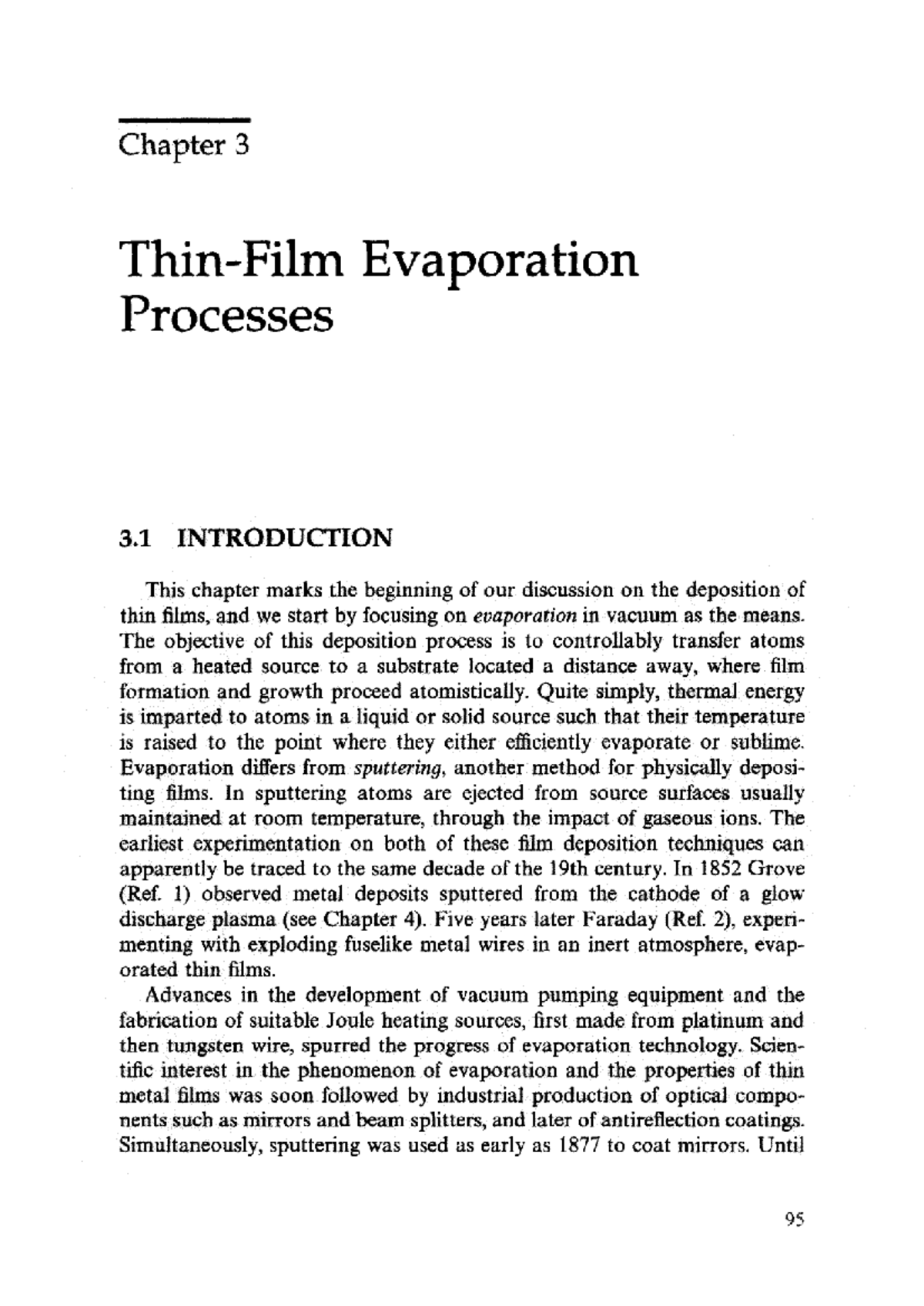 Chapter 3: Thermal Evaporation Processes in Thin Film Deposition - Studocu