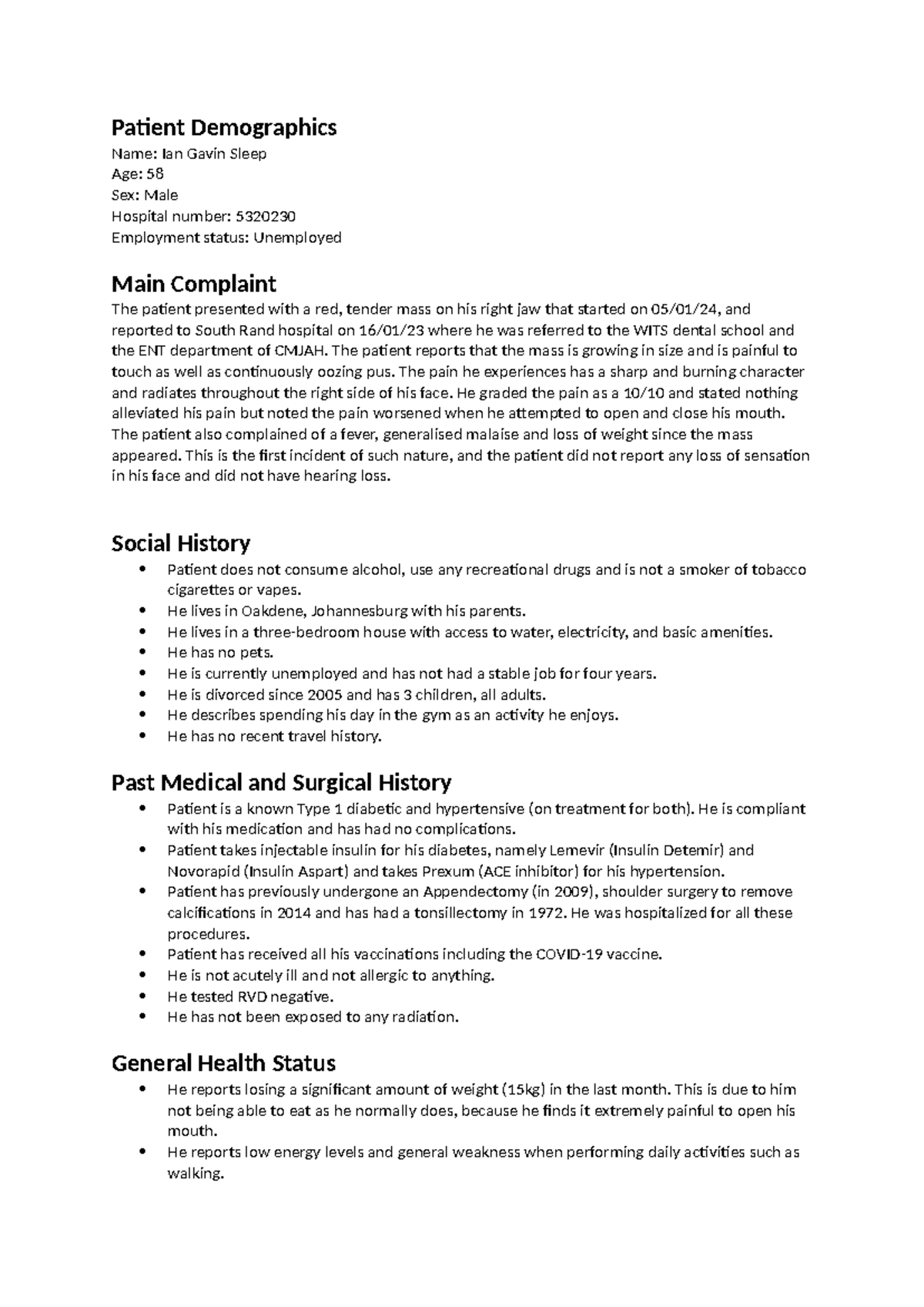 ENT Case Report: Parotid Abscess in a 58-Year-Old Patient - Studocu