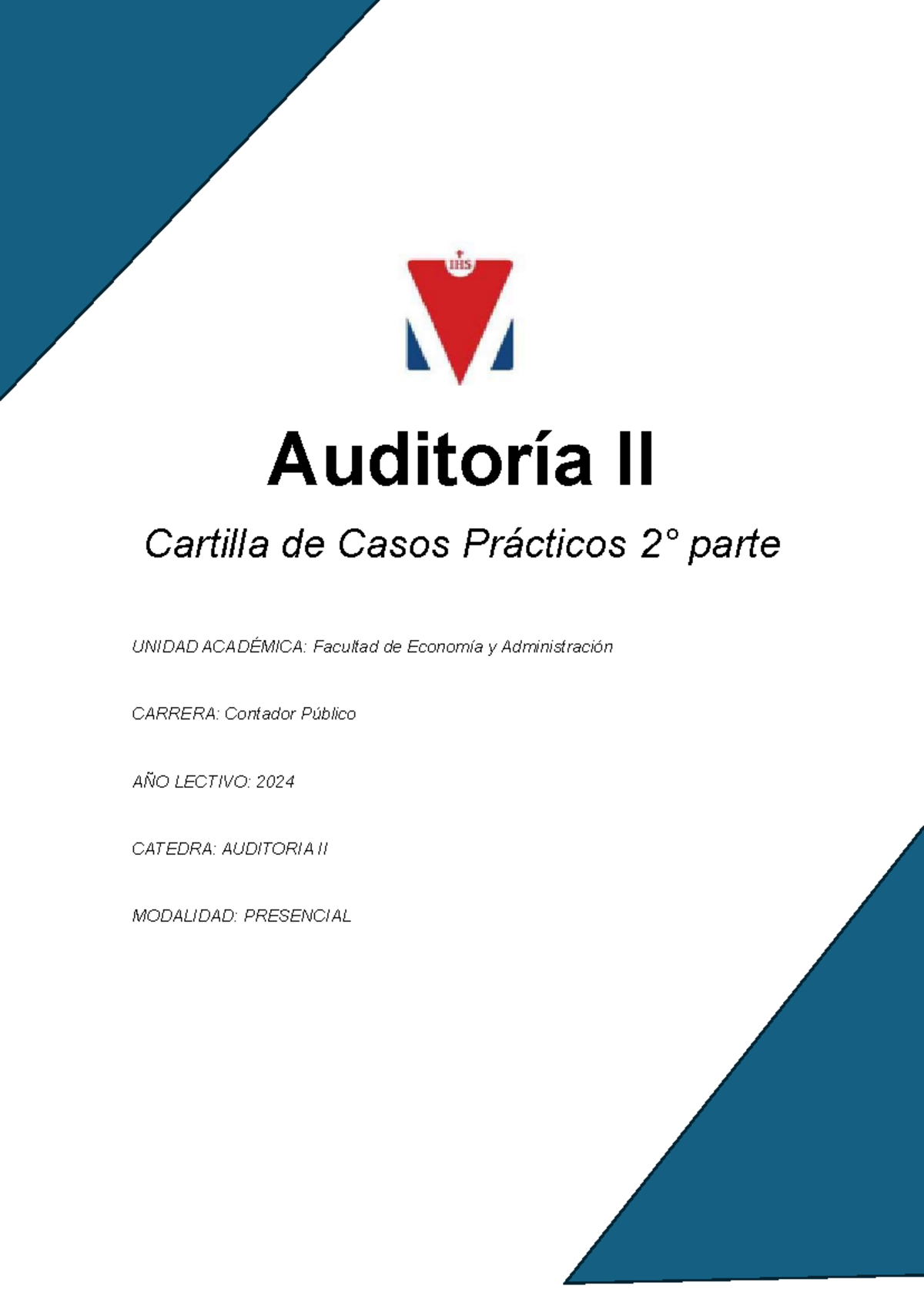 Casos Prácticos de Auditoría II: Caja, Bancos y Cuentas a Cobrar - 191d2e9d90227 - Document Preview
