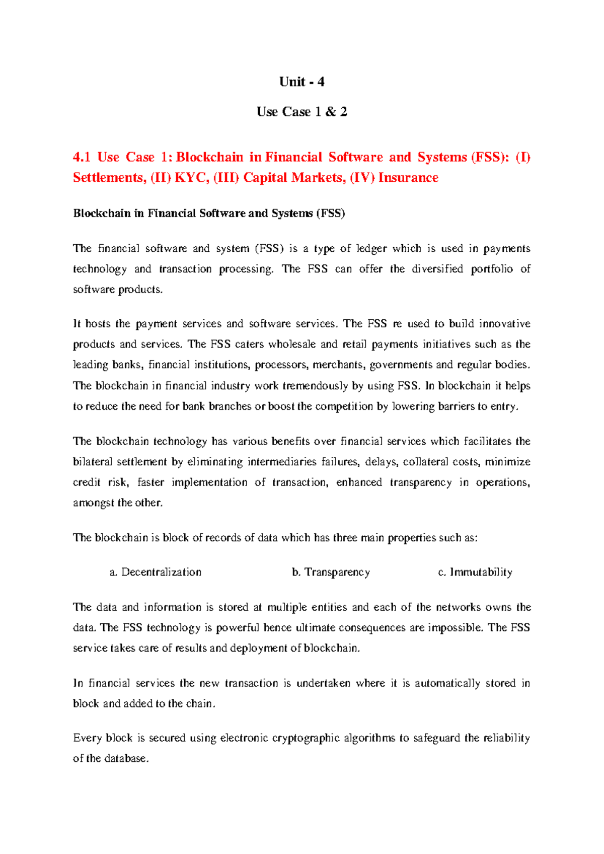 Unit 4,5 BAD - Notes of Unit 4 and 5 of Blockchain and architecture ...