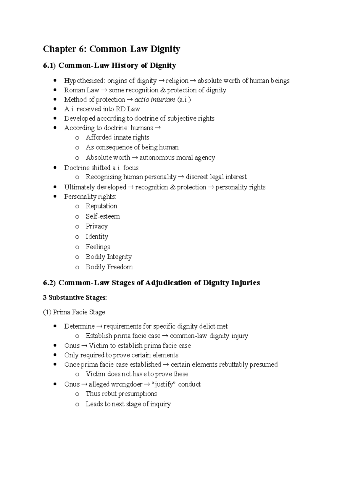 Chapter 6: Dignity and Defamation - Legal Framework and Adjudication ...