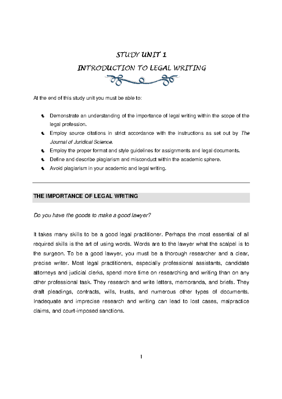 Legal Writing Essentials: Skills, Importance, and Plagiarism Avoidance ...