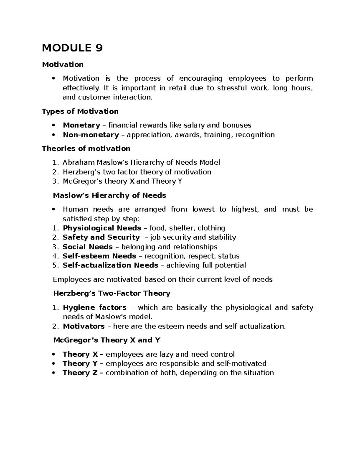 Retail Management Reviewer: Motivation, MIS, CRM & Category Management ...