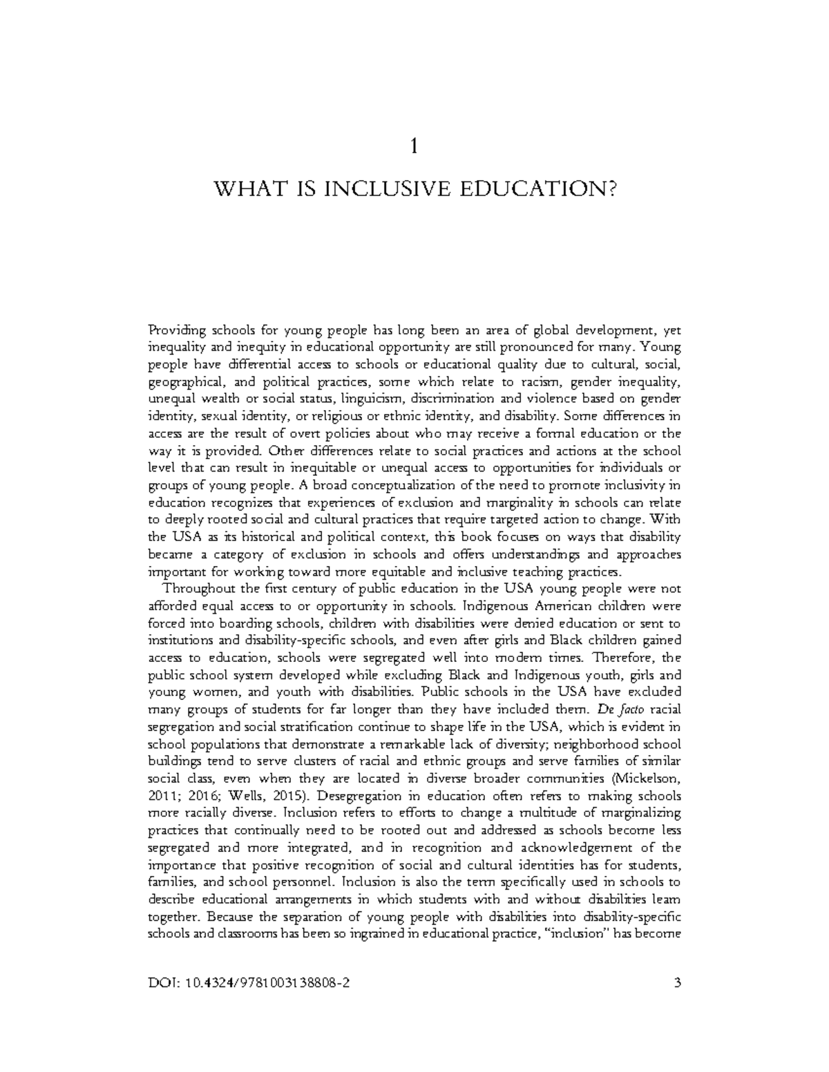 Exploring Inclusive Education: Frameworks, Challenges, and Perspectives ...