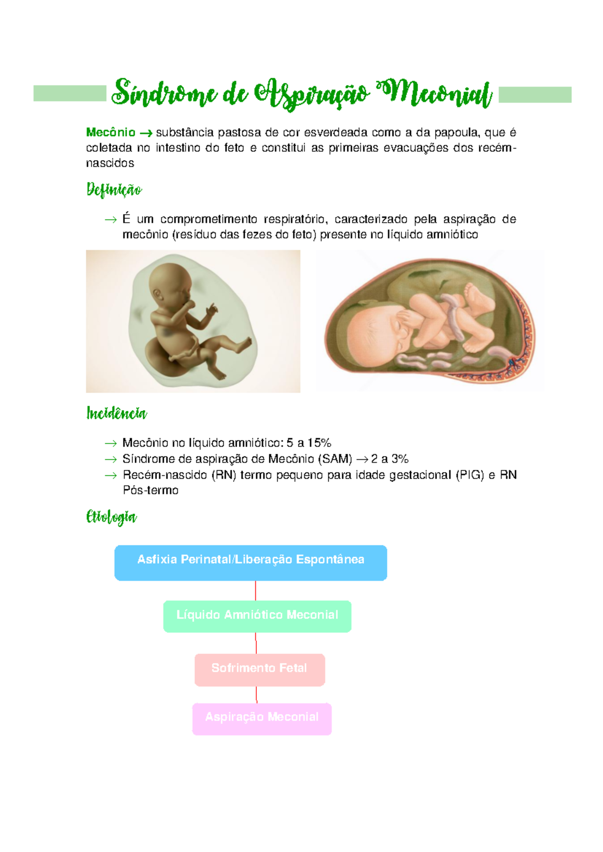 5. Síndrome de Aspiração Meconial - Síndrome de Aspiração Meconial ...