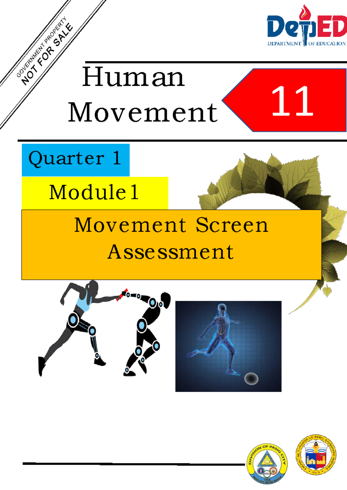 Human Movement Sports 11 Q1 M1: Movement Screen Assessment Guide - Studocu