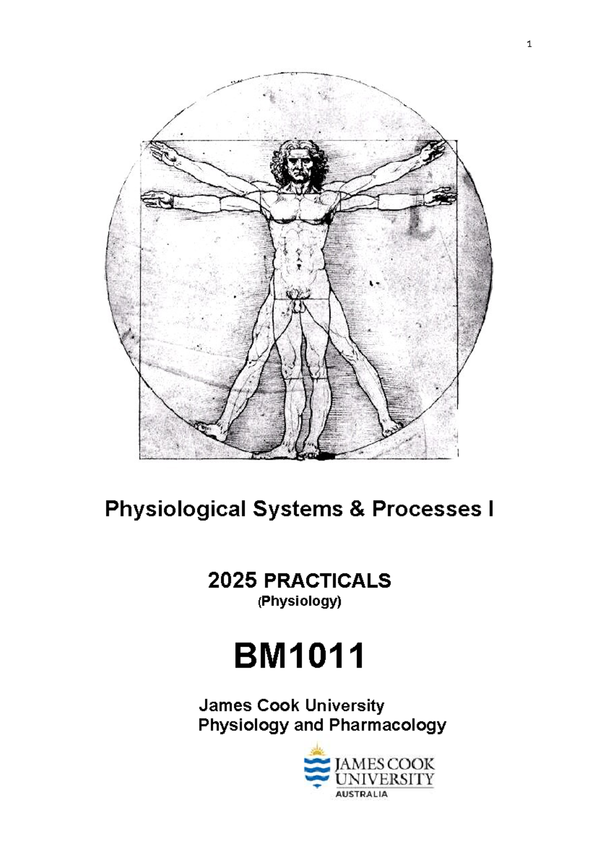BM1011 SP1 2025 Practical Manual: Physiology Systems & Processes - Studocu