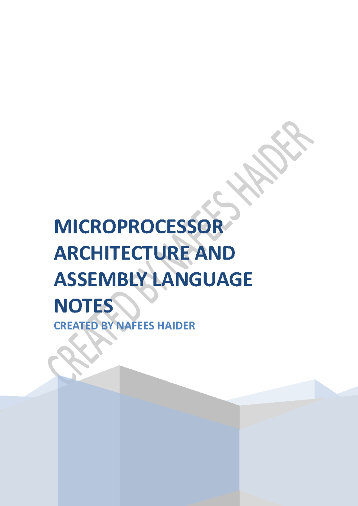 Microprocessor Architecture Chapter 1 - MICROPROCESSOR ARCHITECTURE AND ...