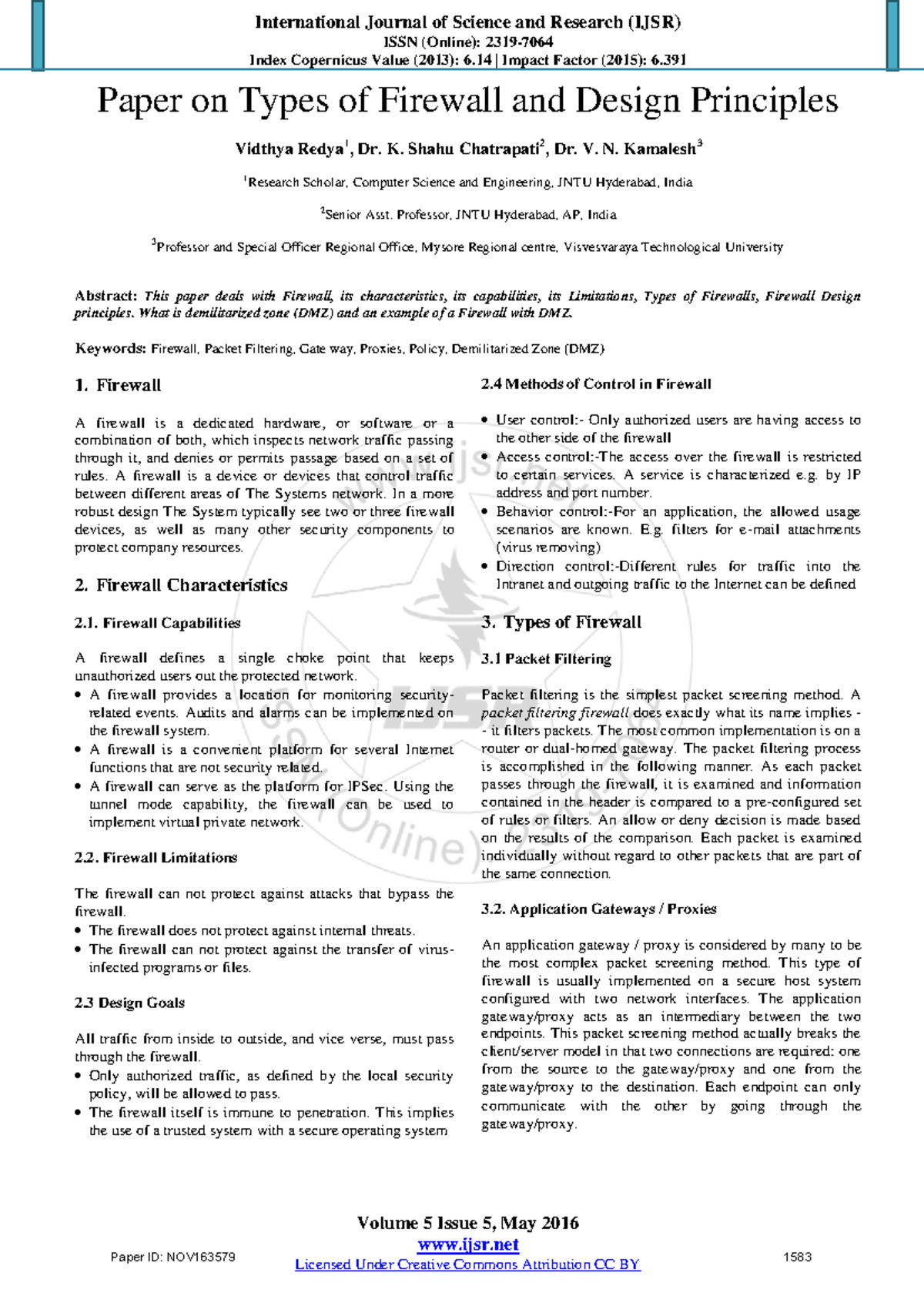 Firewall Design Principles: Types, Characteristics, and DMZ Insights ...