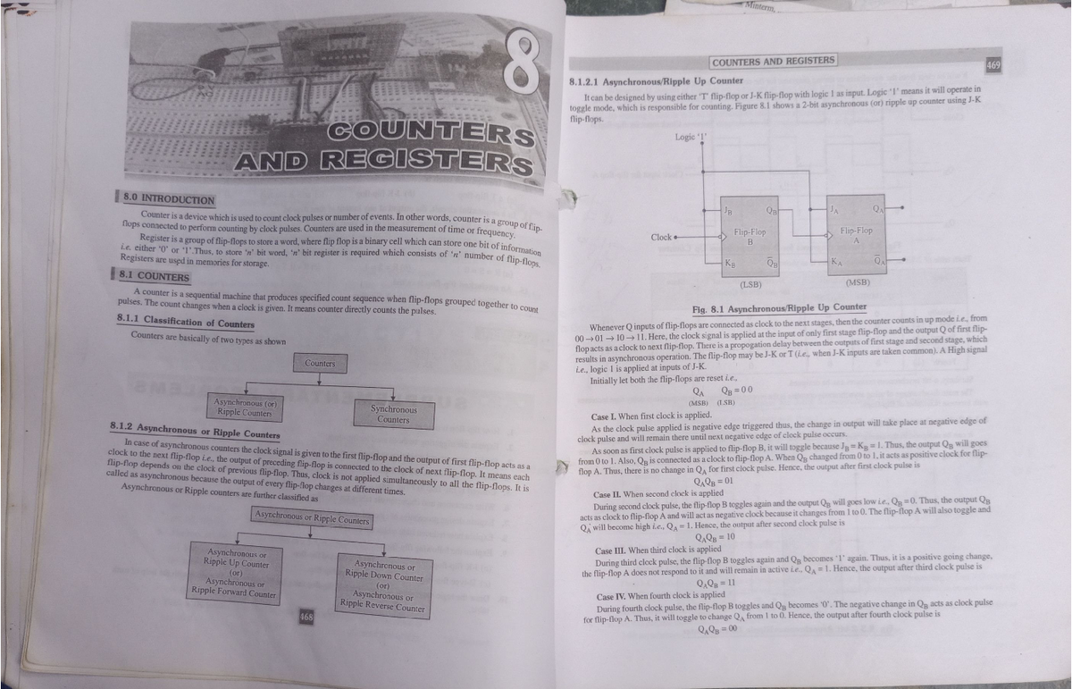 **Title: COUNTERS AND REGISTERS 469: Up Counter Design and Operation ...