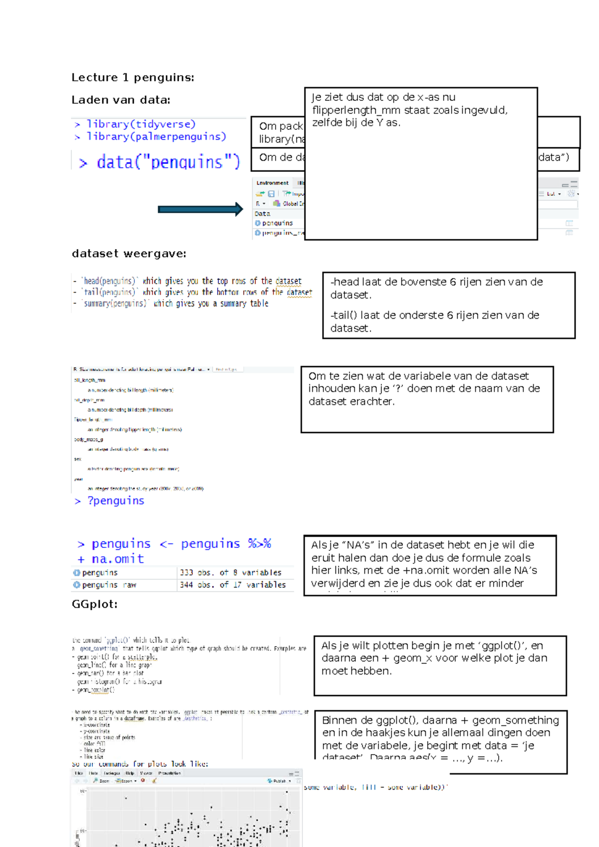 R Programming Lectures: Comprehensive Summary of Key Concepts - Studeersnel