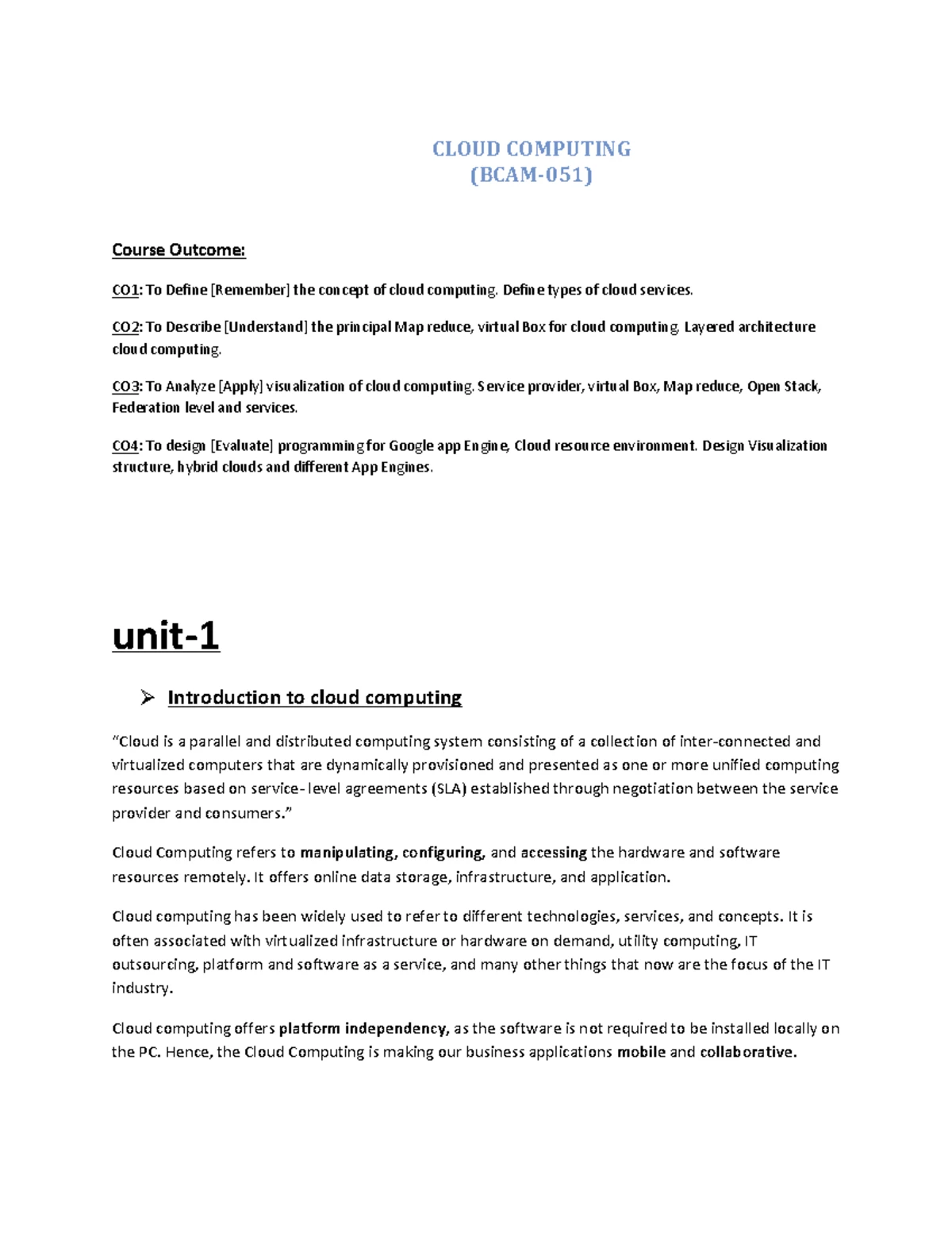 Cloud computing 4 - Unit 4: Security Virtual machines from multiple ...