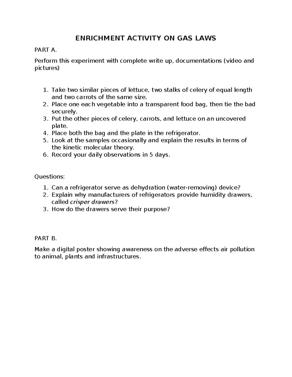 Enrichment- Activity-ON-GAS-LAWS-2-1 - ENRICHMENT ACTIVITY ON GAS LAWS ...