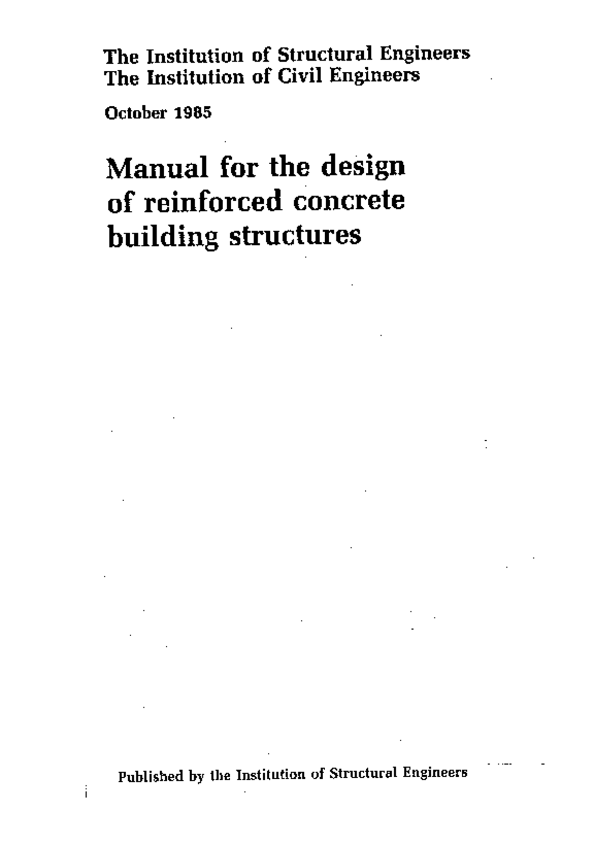 Manual for RC Building Structures Design: A Comprehensive Guide - Studocu