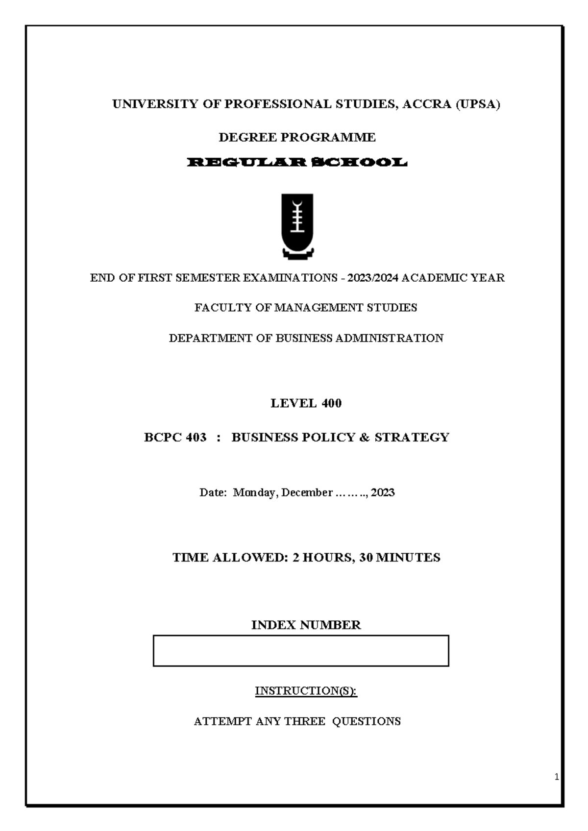 PCBC 403-Exams 2023-2 - Practical work for exams evaluation - 1 ...