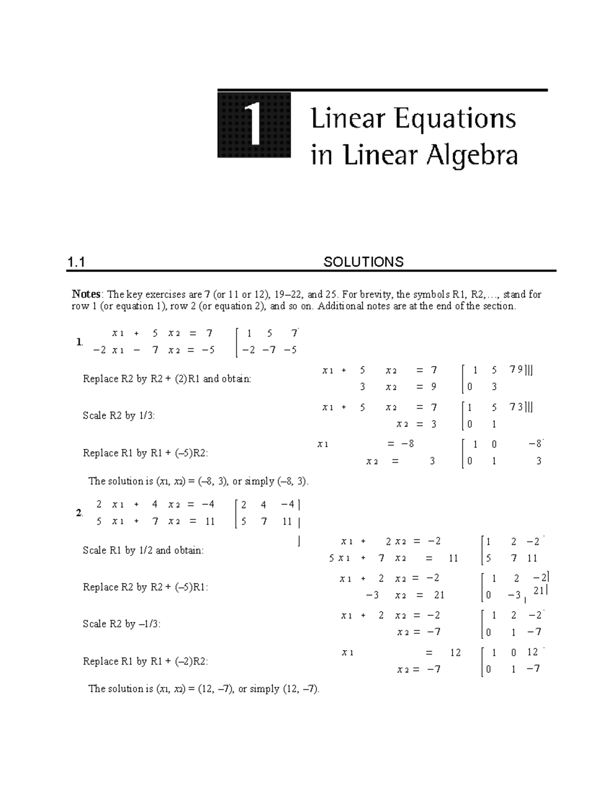 Final Exam Solutions for Linear Algebra (Course Code: LA101) - Studocu