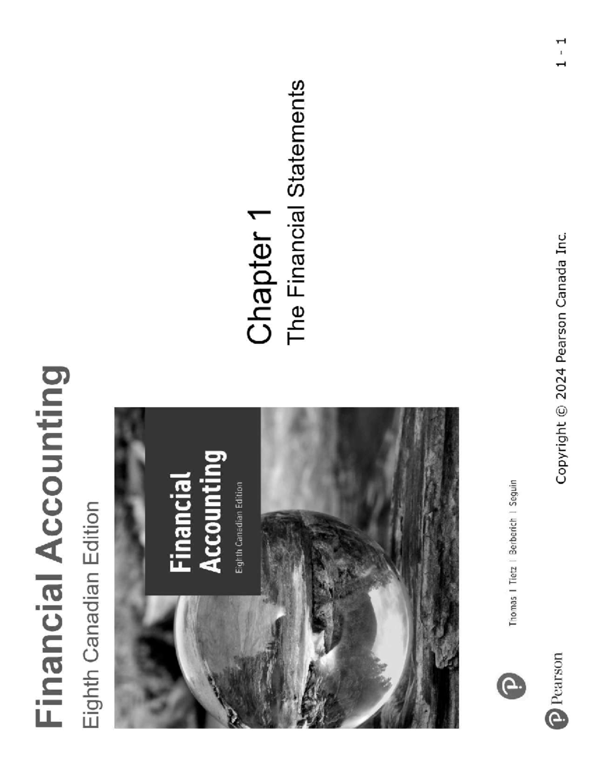 Financial Accounting 8th Ed. CH1: The Financial Statements Notes - Studocu
