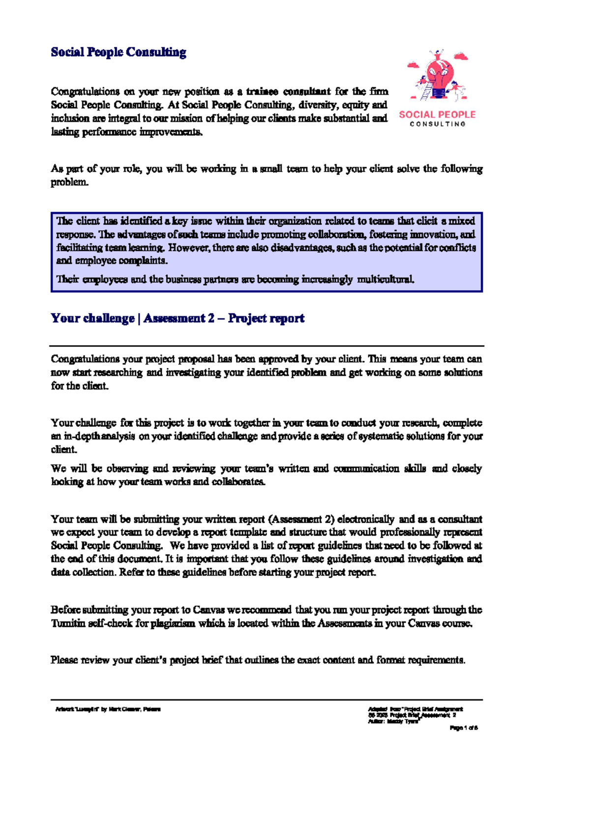 CCM A1,2 brief - Summary Cross Cultural Management - Social People ...