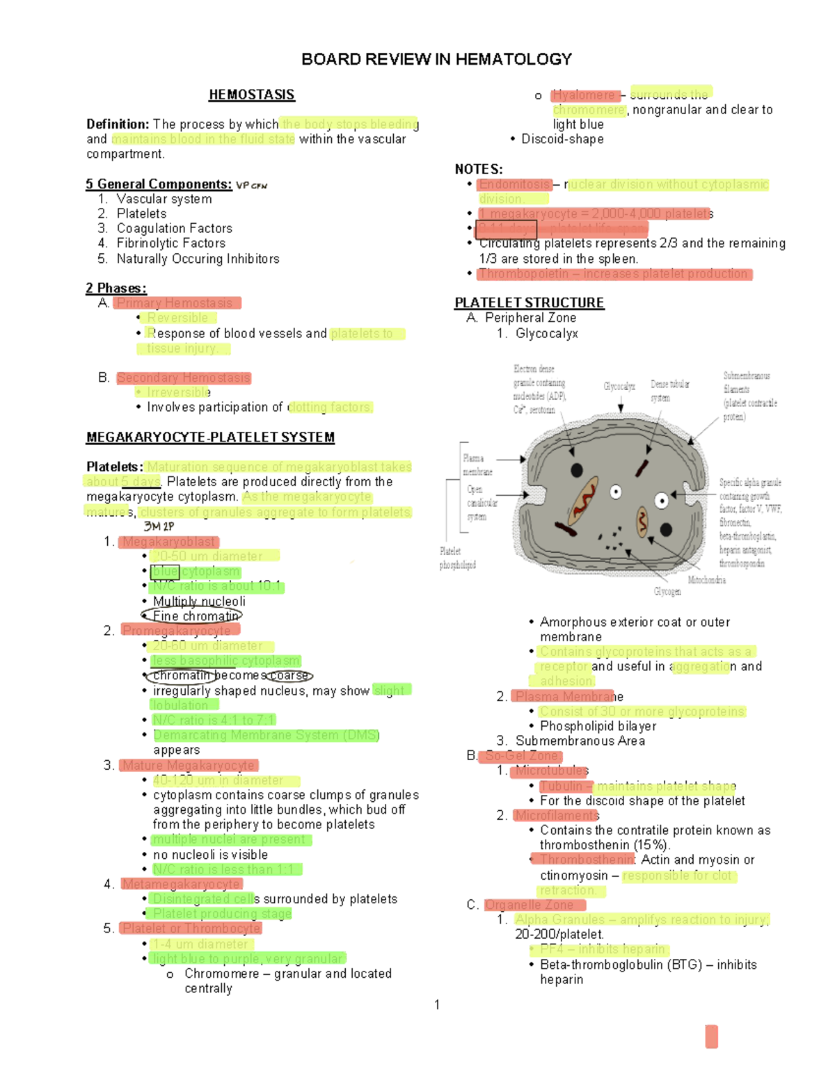 BOARD REVIEW IN HEMATOLOGY: HEMOSTASIS AND PLATELET DISORDERS - Studocu