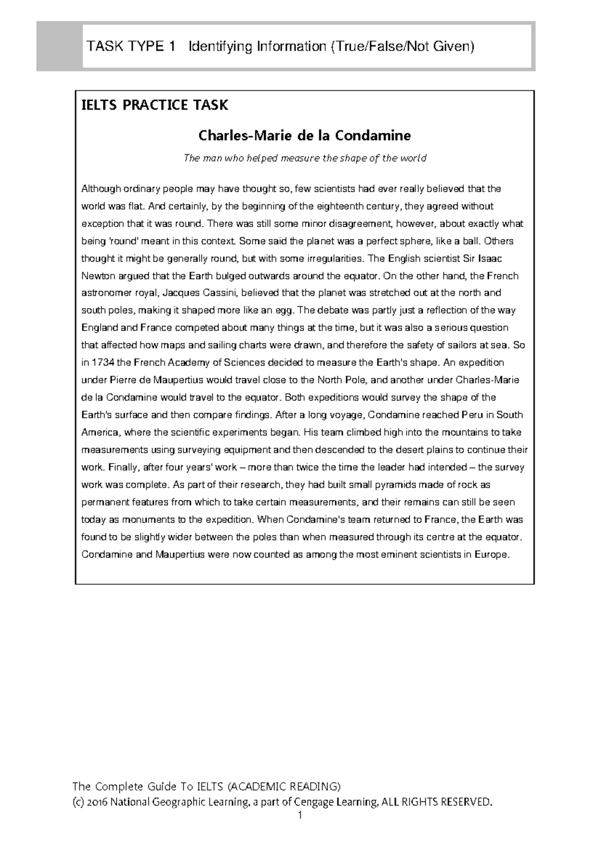The complete guide to IELTS (academic reading) practice tasks - Studocu