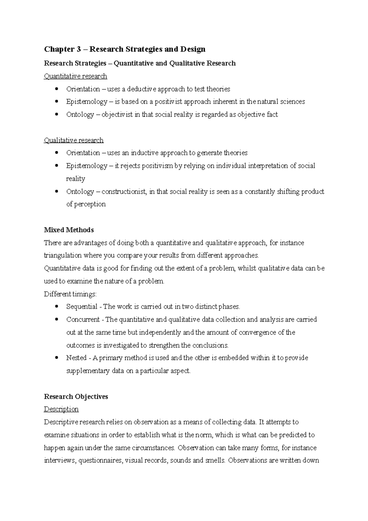 Chapter 3 – Research Strategies and Design - Chapter 3 – Research ...