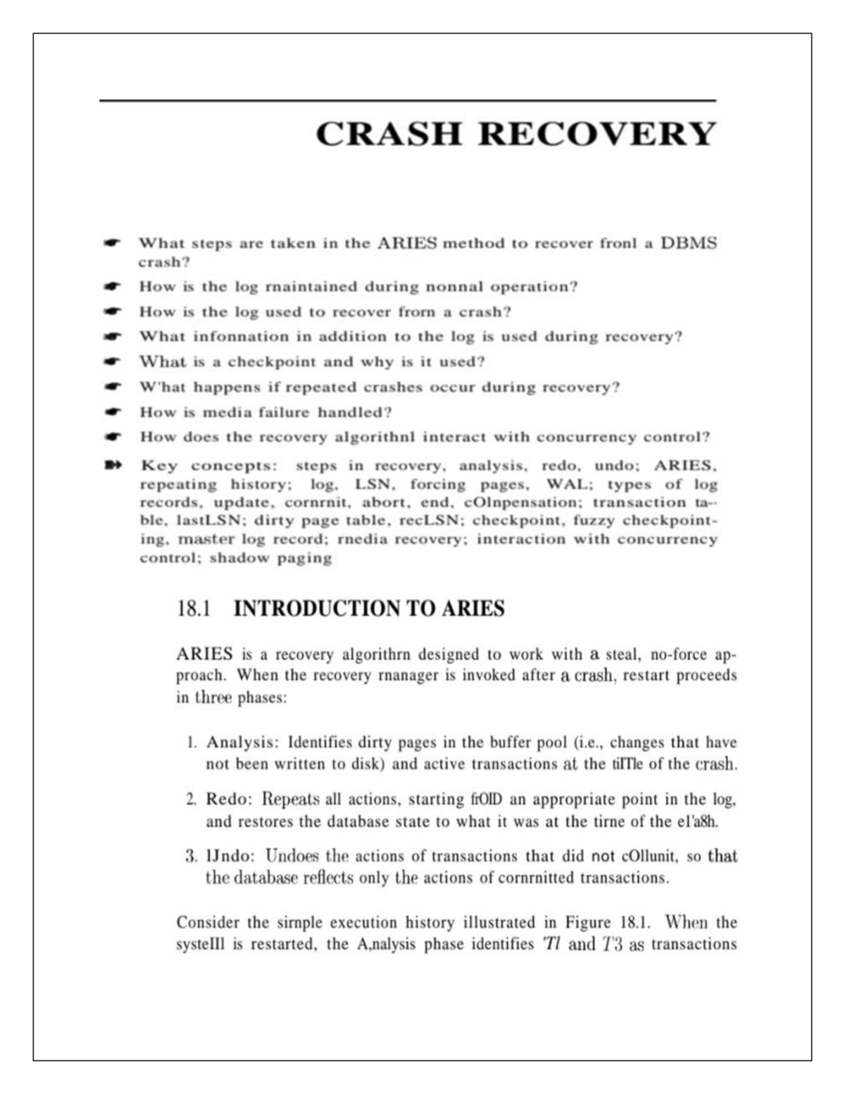 WAL Protocol: Crash Recovery Mechanism Explained (CS101) - Studocu