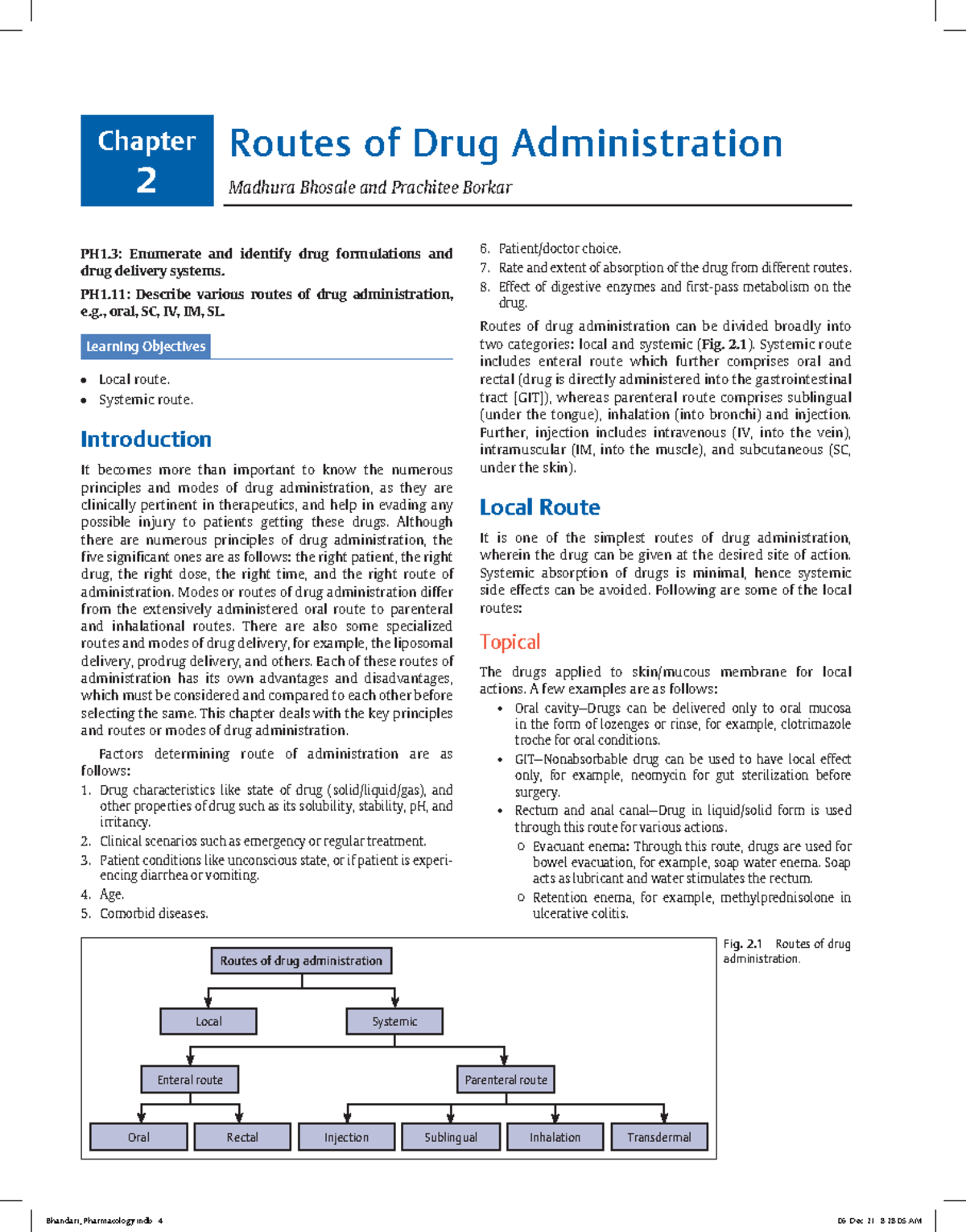 PH1: Comprehensive Overview of Drug Administration Routes and Types ...