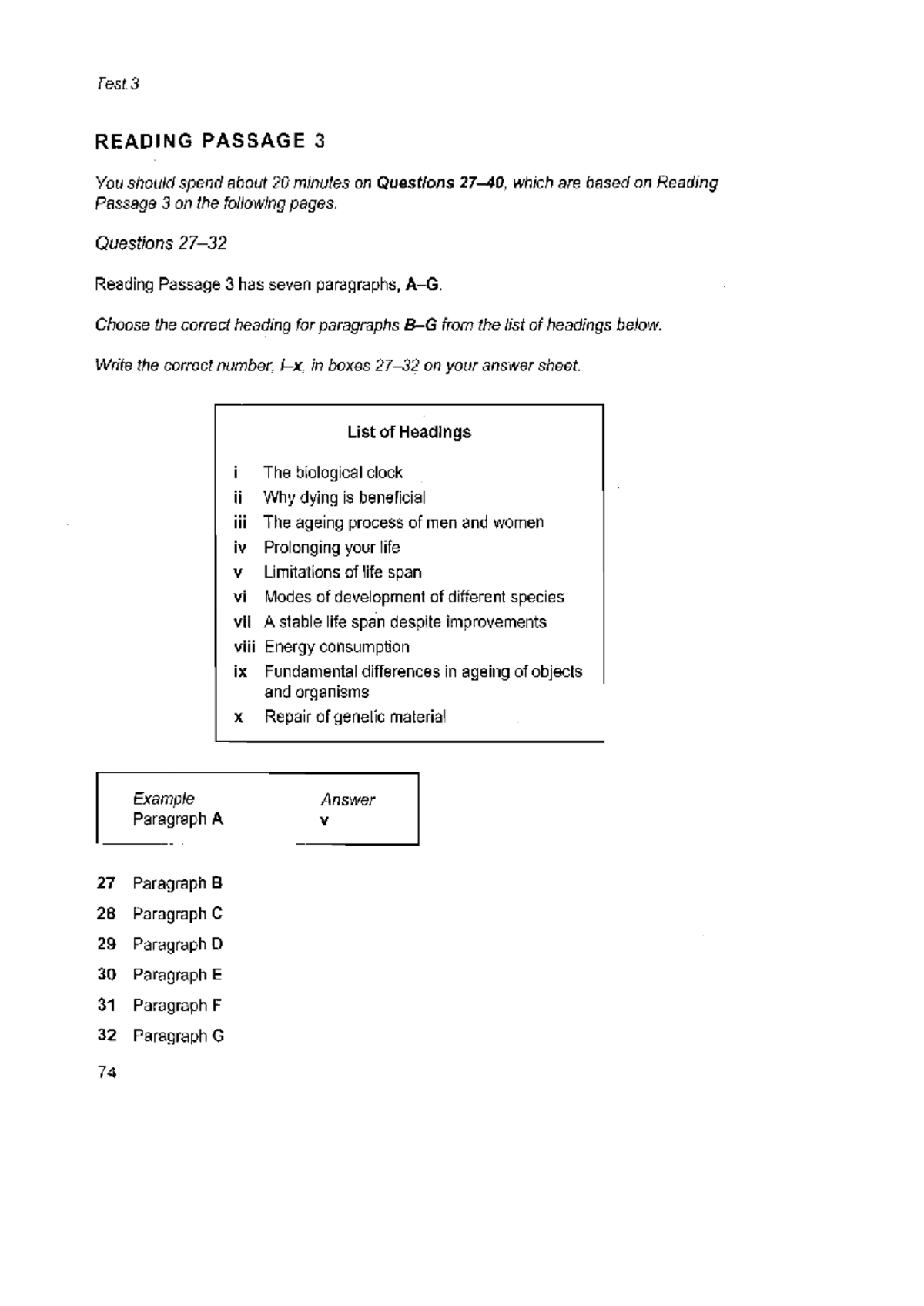 Cam 8 Test 3: Reading Passage 3 Analysis and Questions - Studocu