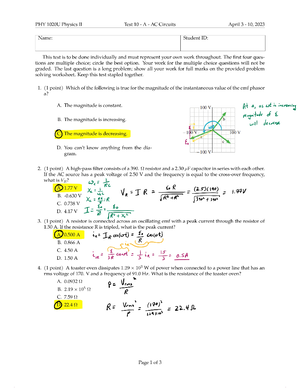 Examples - 8 - The Magnetic Field - Examples The Magnetic Field ...