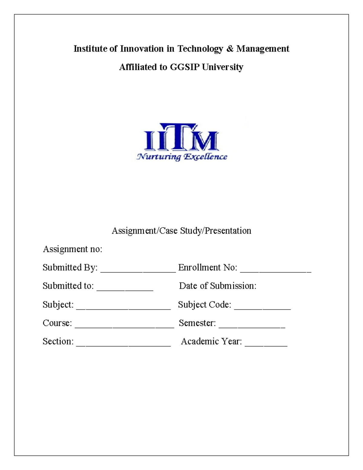 Assignment U2 - Institute of Innovation in Tech Management - Studocu