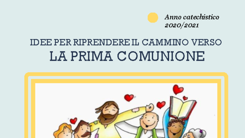 UF Cat Prima Comunione - Idee e Preghiere per la Catechesi - Studocu