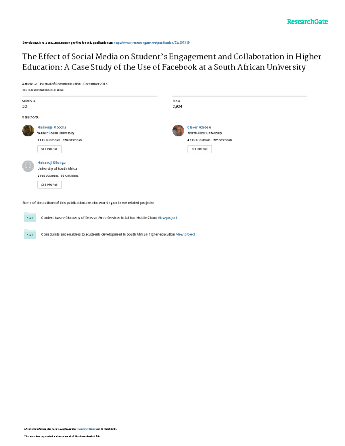 The Impact of Social Media on Student Engagement in FIT1540 - Studocu