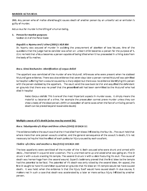 [Solved] Which sections of the penal code and any law of Kenya talks ...