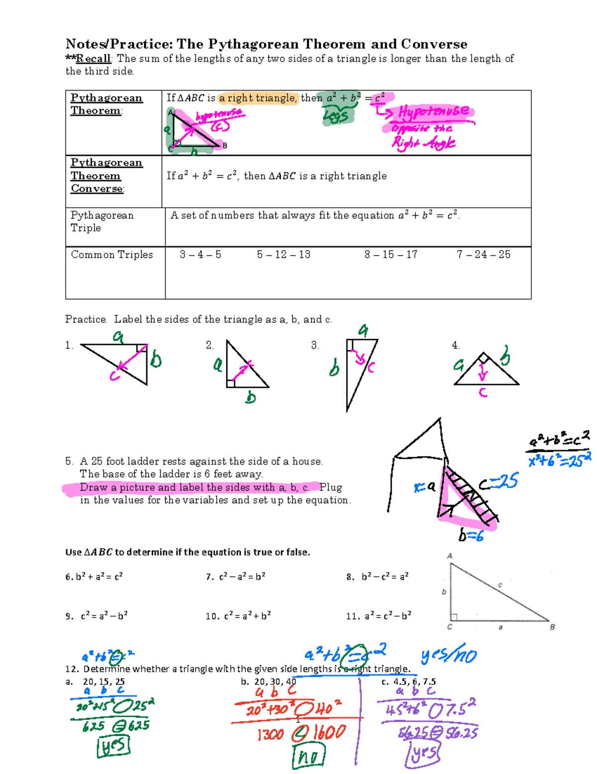 Geometry Notes on Polygons: Day 2 Key Formulas and Theorems - Studocu