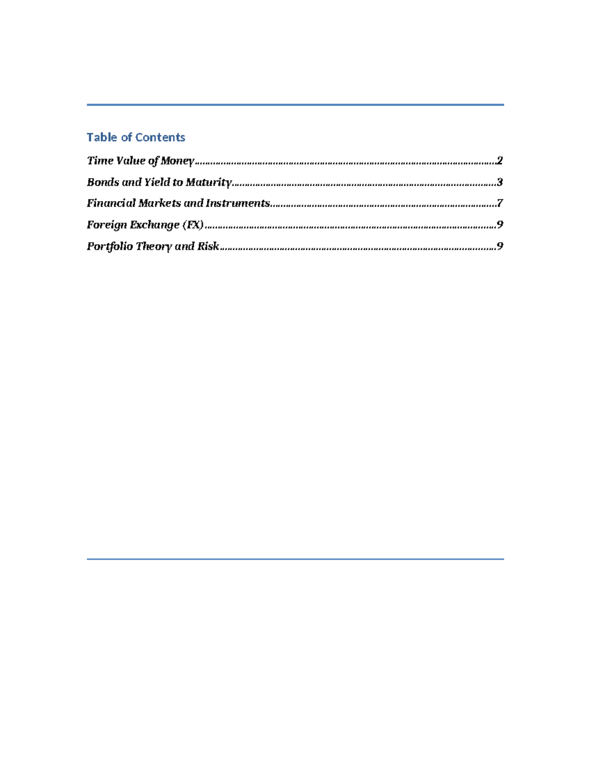 Finance Exam Cheat Sheet: Key Concepts & Formulas (FIN 101) - Studocu