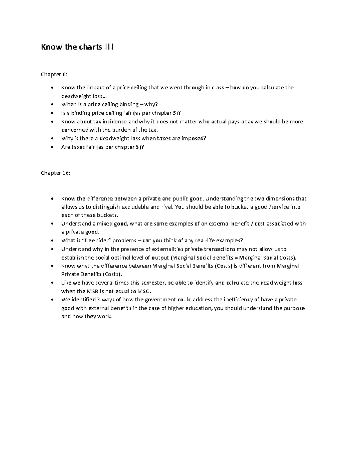 ECO 101: Chapter Review Notes on Market Dynamics - Studocu