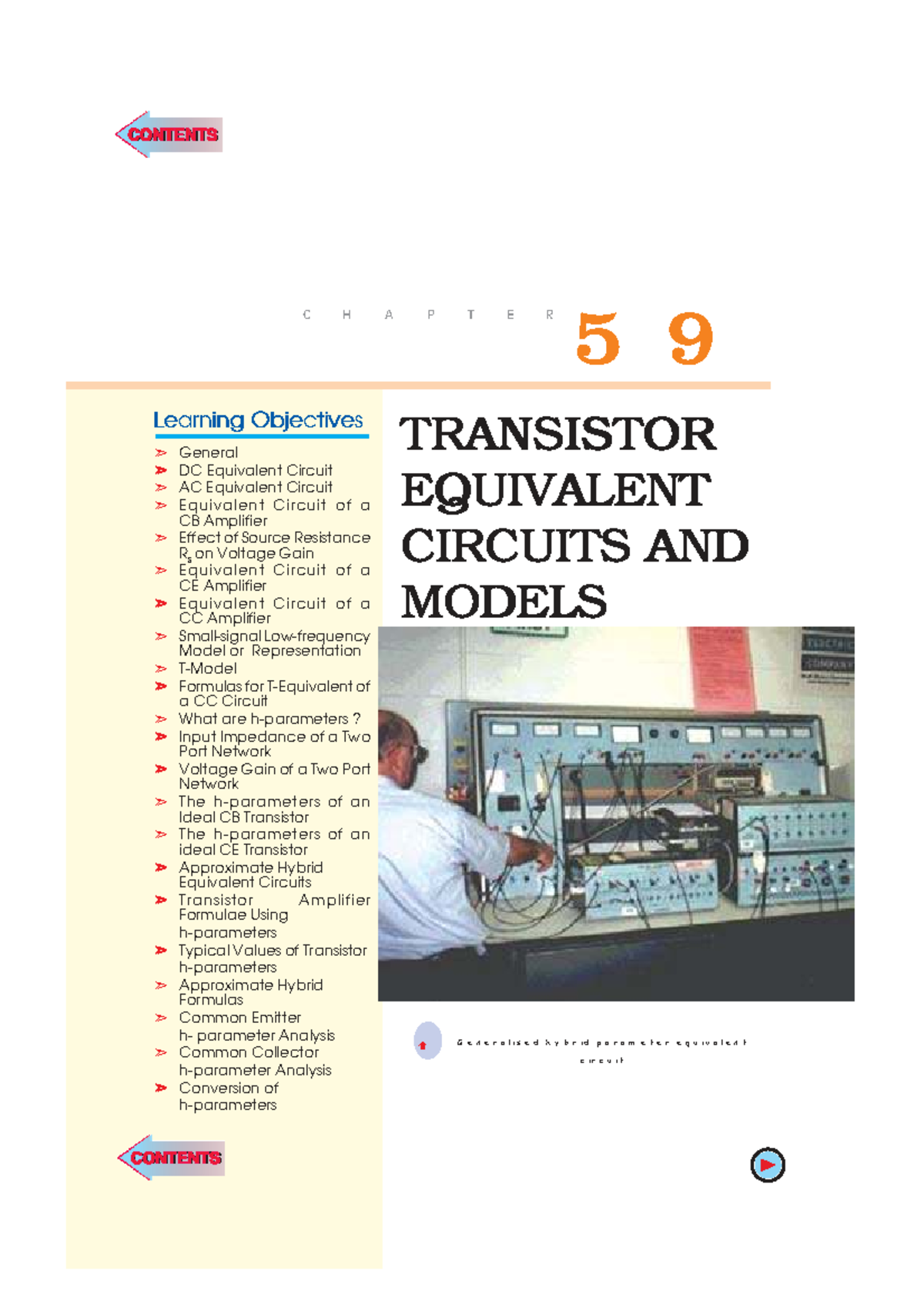 Ch-59 H-Parameter Equivalent Circuit of BJT: Analysis and Applications ...