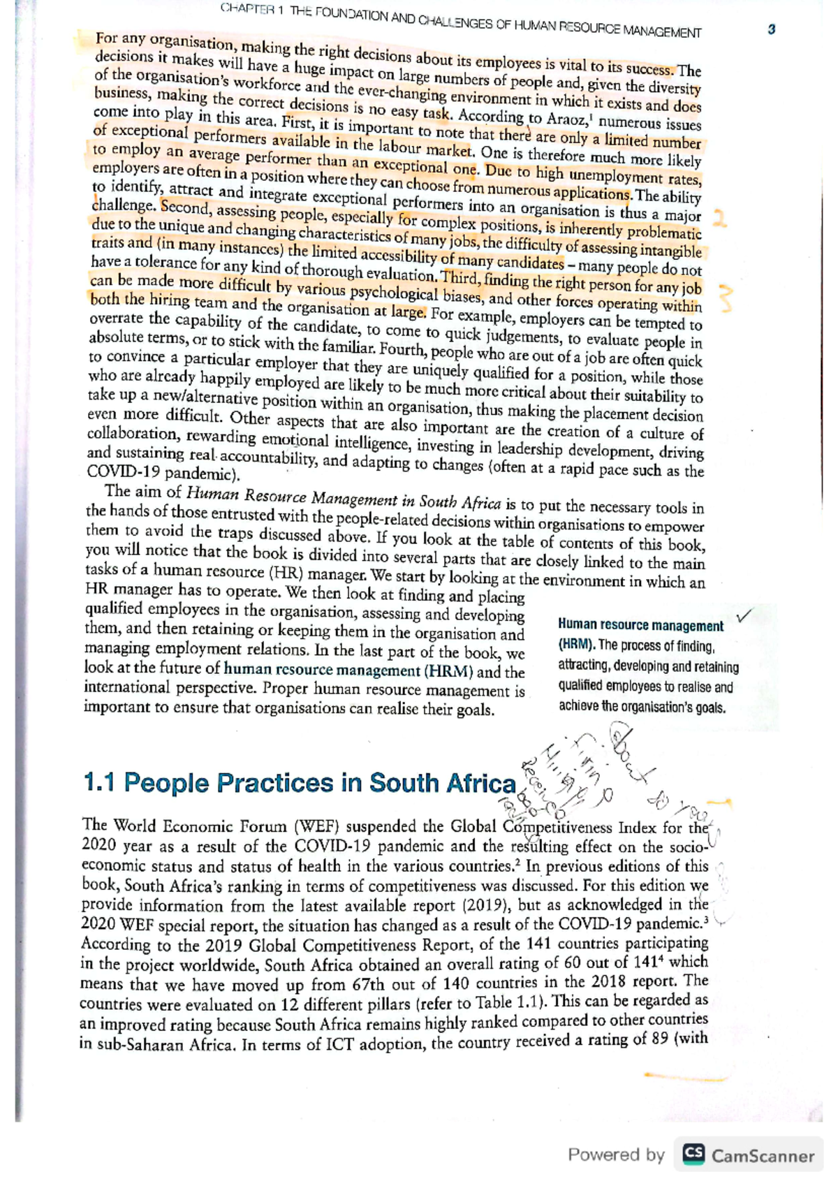 HRM Chapter 1 - Foundations & Challenges in Human Resource Management ...