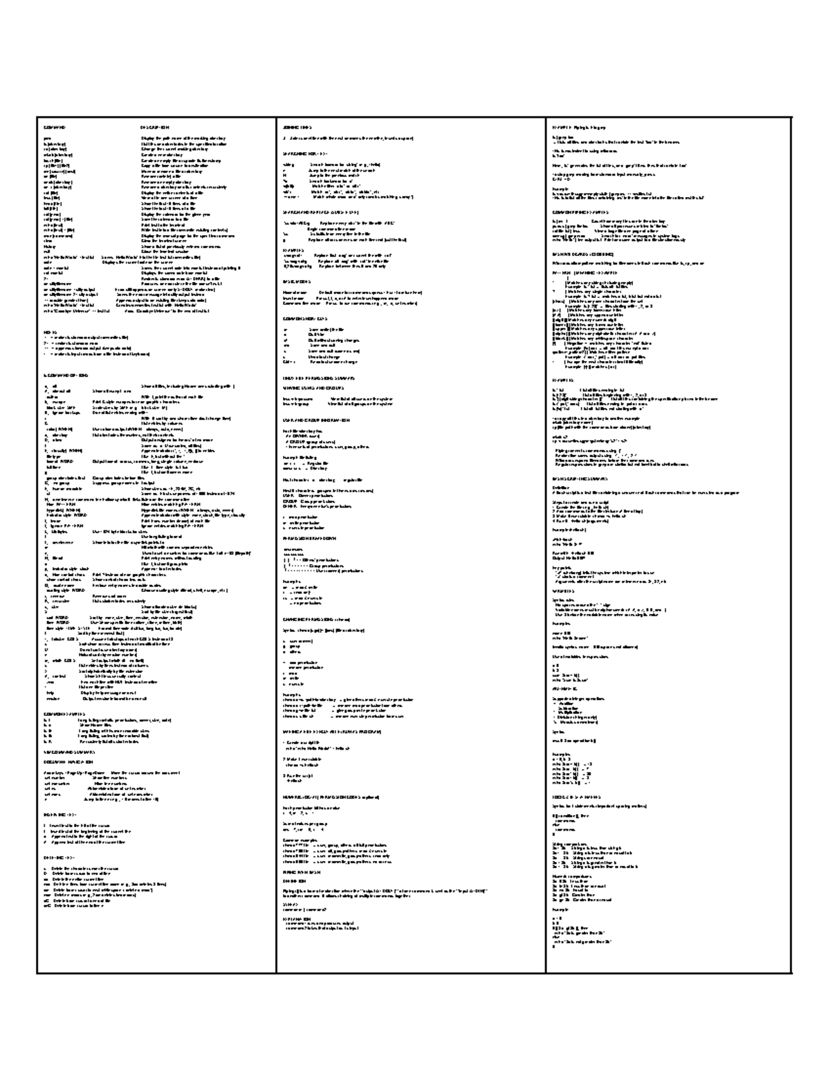Web Systems Notes: Command Descriptions and Usage Guide - Studocu