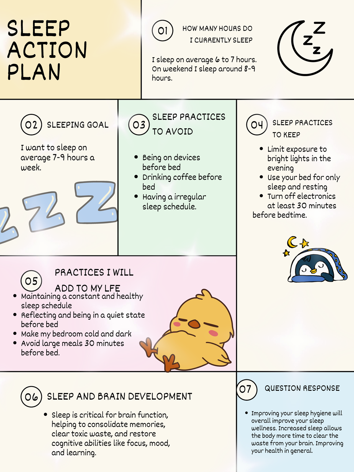 SLEEP ACTION PLAN: Strategies for Better Sleep Hygiene - Studocu