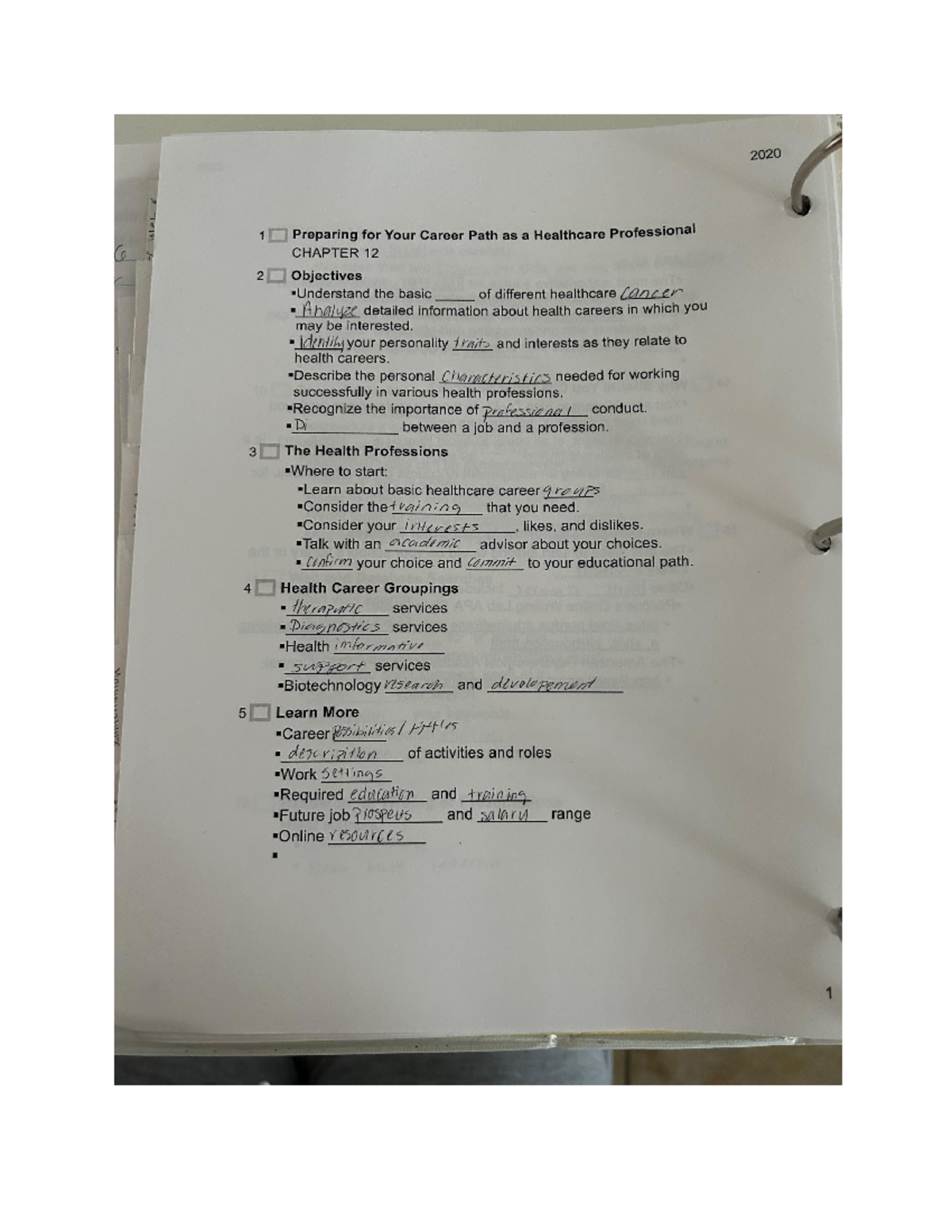 Chapter 12 Summary and Key Concepts - Studocu