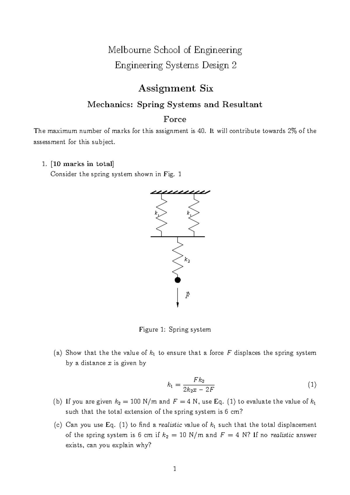A06Q - assignment 6 esd2 summer - Melbourne School of Engineering ...