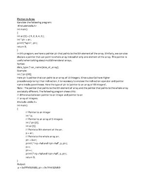 C Programming Complete Notes (CS 250227) - Overview of Computer ...