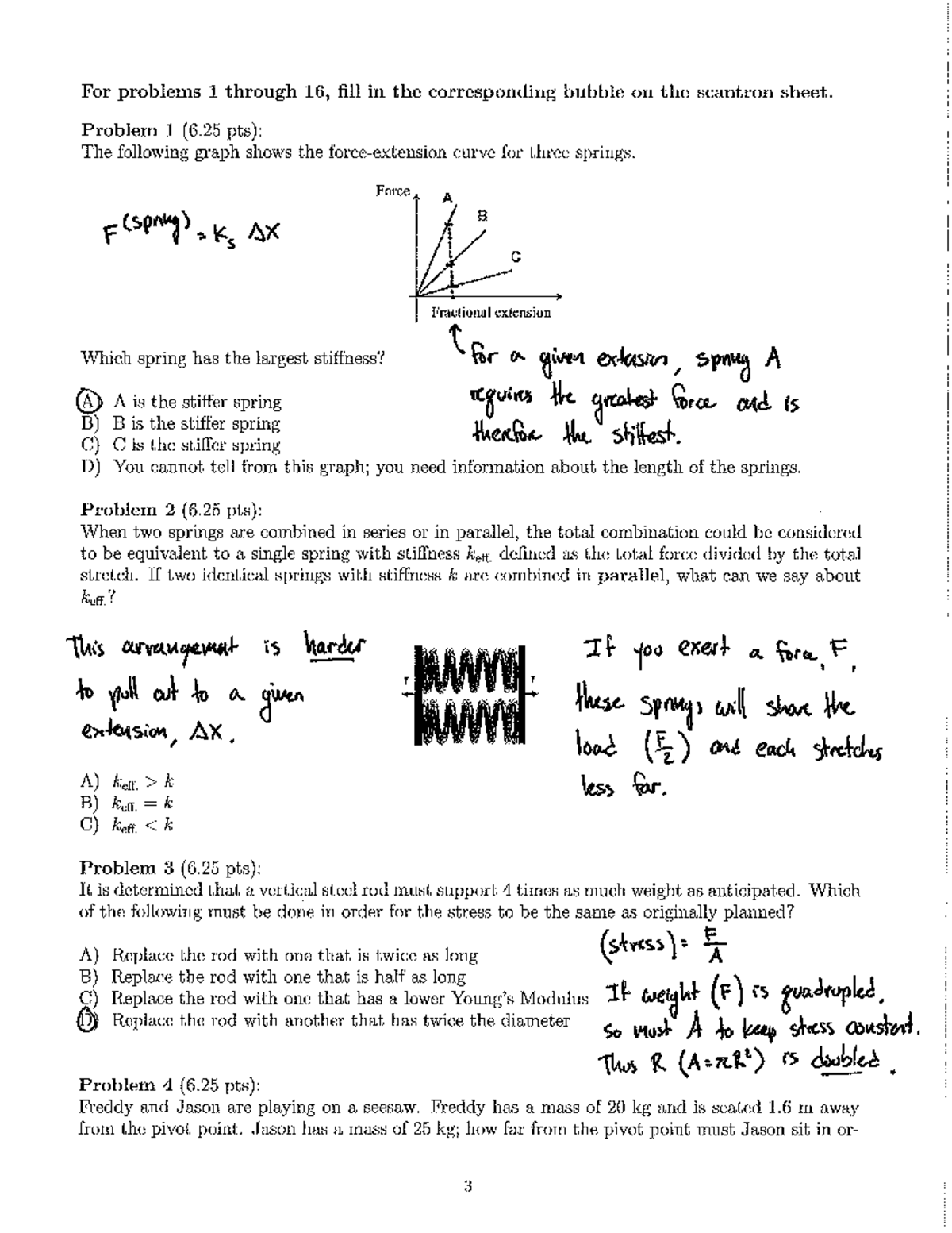 1335 Practice Test 2 Solutions: Mechanics and Fluid Dynamics - Studocu