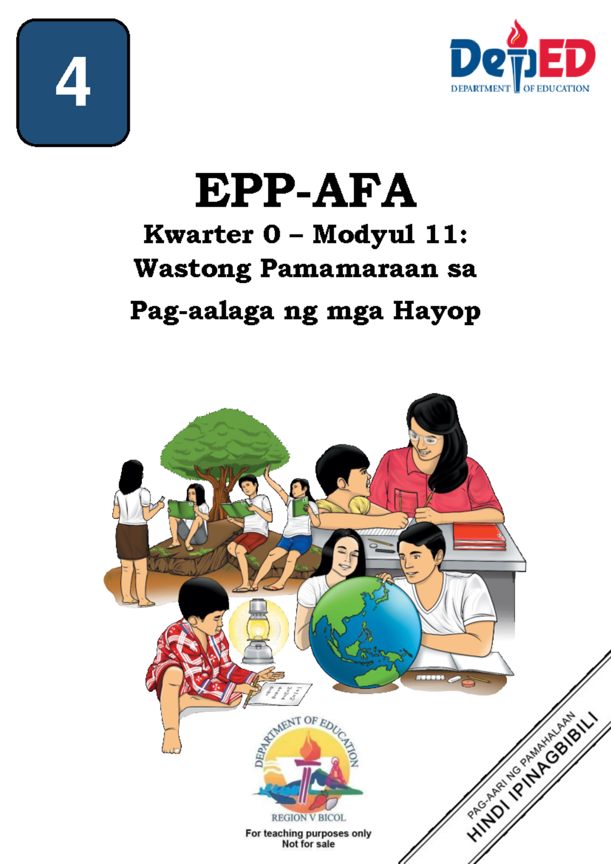 EPP-AFA Modyul 11: Wastong Pamamaraan sa Pag-aalaga ng mga Hayop - Studocu