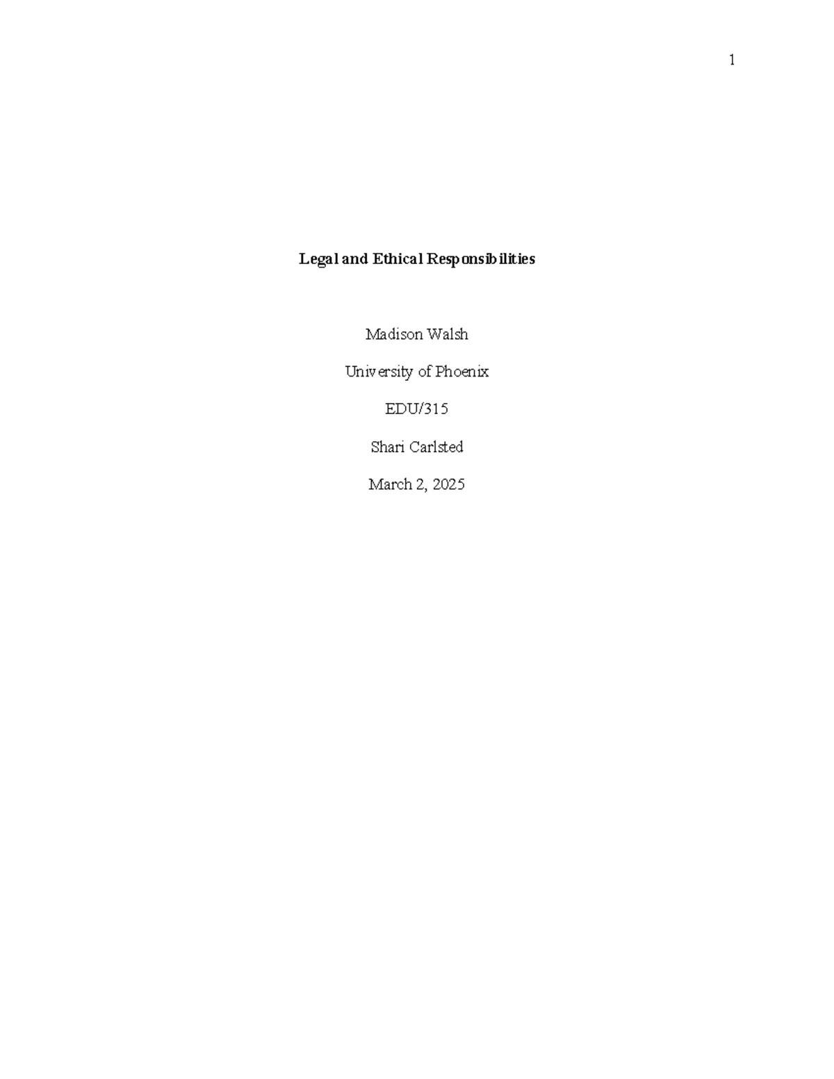 EDU321 Week 5 Classroom Management Plan - Summative Assessment - Studocu