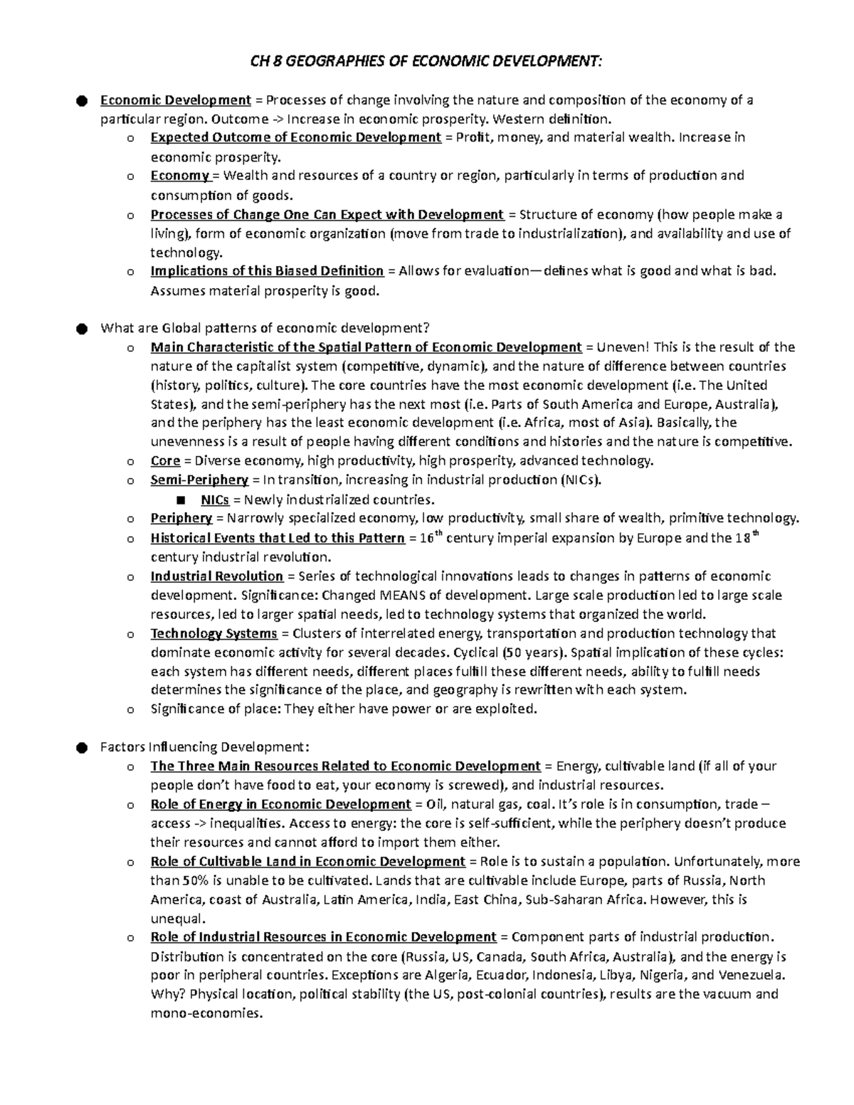 GEO101 Study Guide: Key Concepts for Final Exam Preparation - Studocu